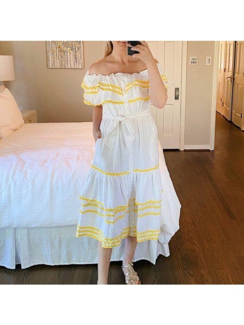 Lisa Marie Fernandez X Target Ric Rac Off Shoulder - Picture 4 of 15
